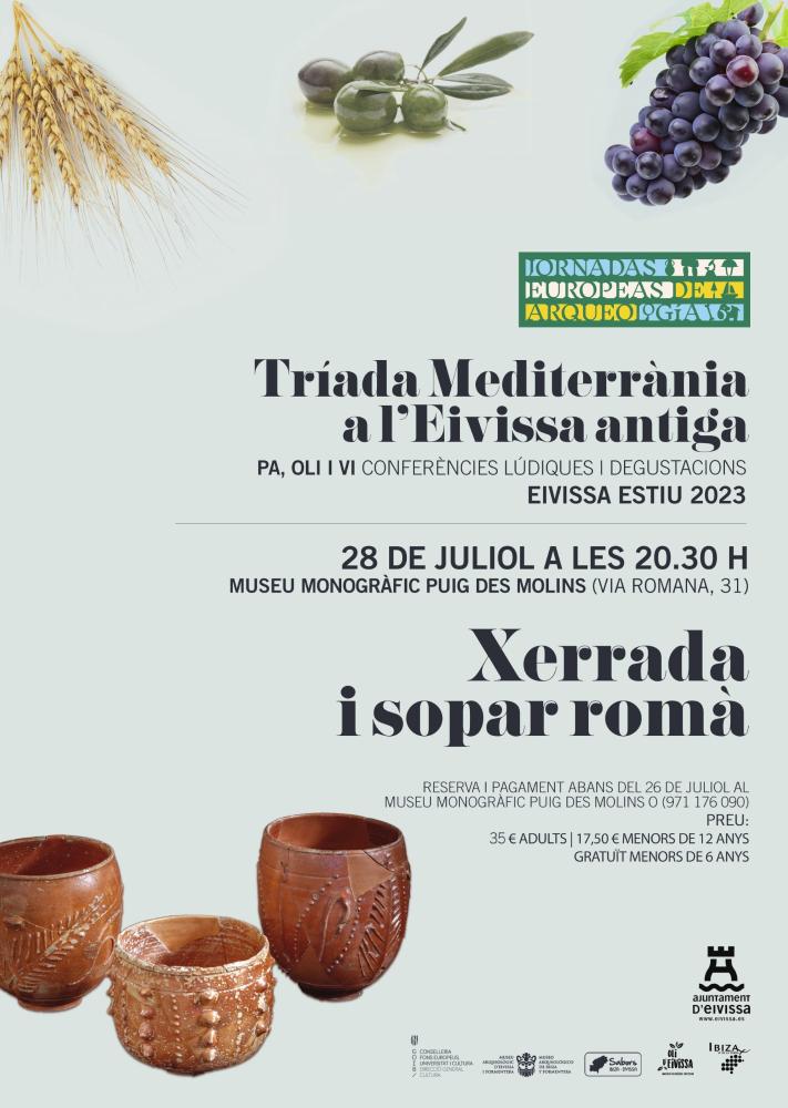 Imagen Xerrada i sopar d’inspiració romana a la necròpolis del Puig des Molins